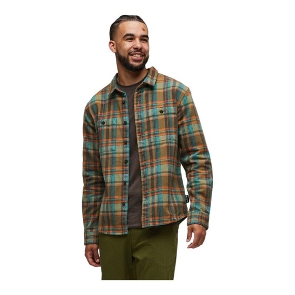 Cotopaxi Men's Mero Organic Flannel Shirt - Oak Plaid Size S - Picture 1 of 11